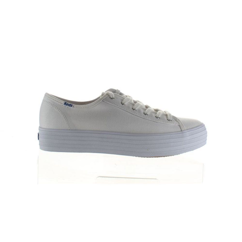 Keds Womens Triple Kick White Fashion Sneaker Size 9 Medium (B, M)